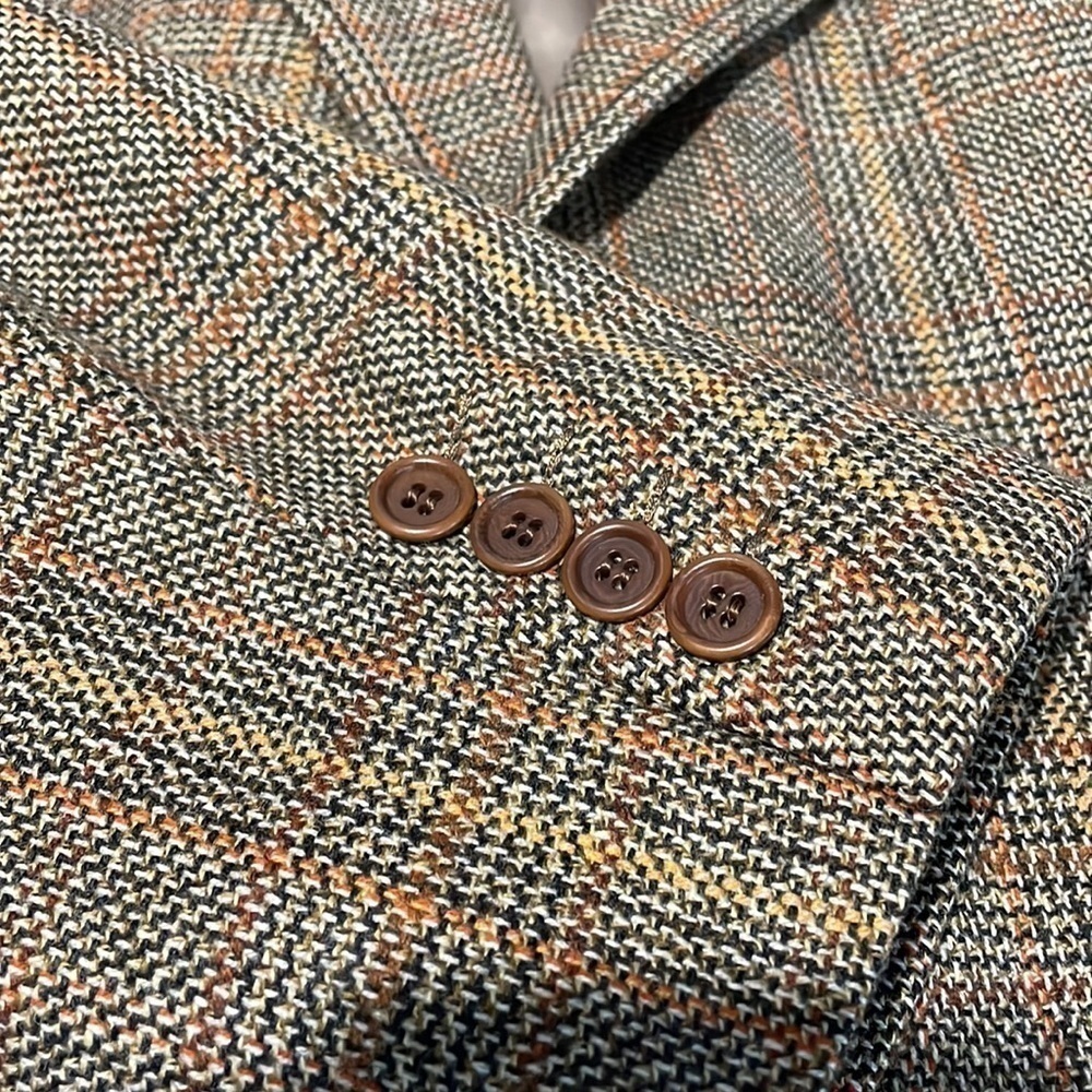 Mens Boss Hugo Boss Galilei Tweed Wool Cashmere Blend Academia Suit Coat… - Picture 5 of 10